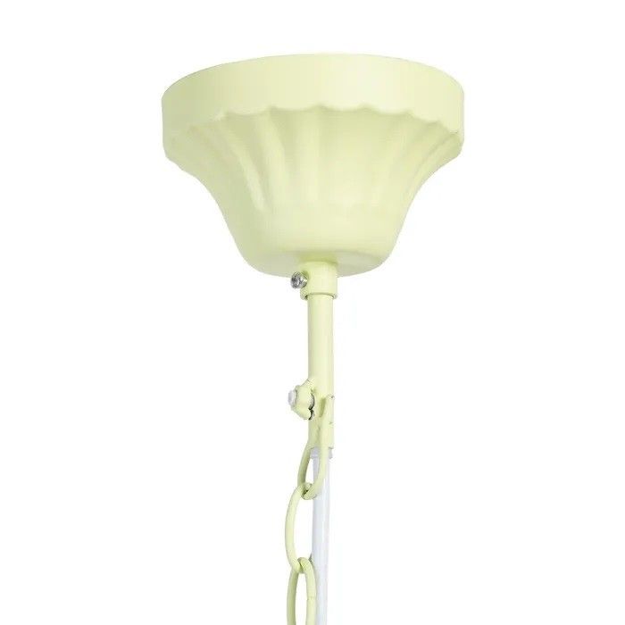 Lámpara de Techo Hierro Acrílico Verde, 42'50 Cm