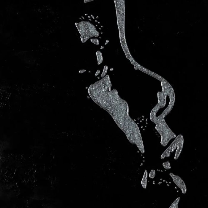 Pintura Niño Perfil Negro