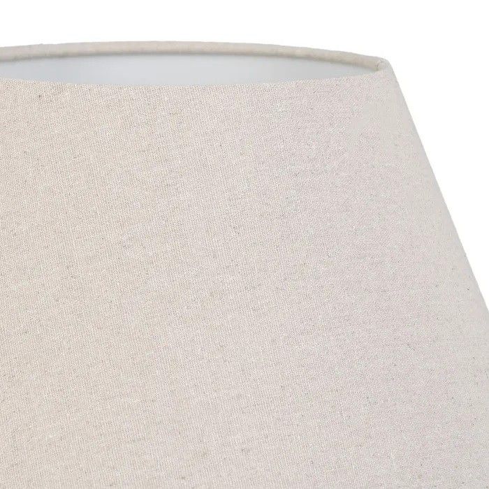Lámpara Sobremesa Lino Gris, 46 Cm