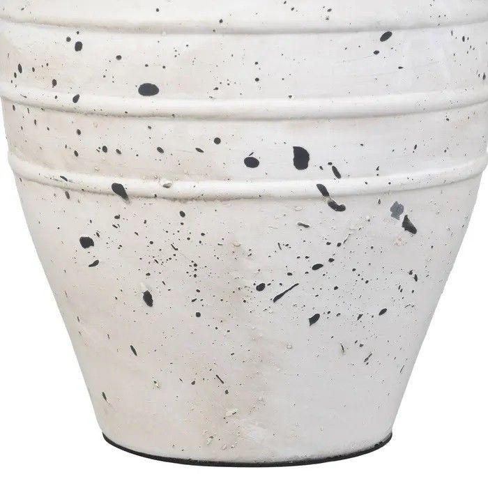Lámpara Sobremesa Cerámica Gris, 46 Cm