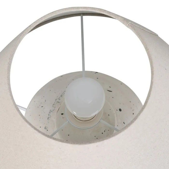 Lámpara Sobremesa Cerámica Gris, 46 Cm