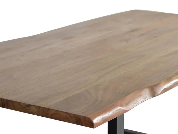 Mesa Comedor Madera Natural Metal, 160 Cm