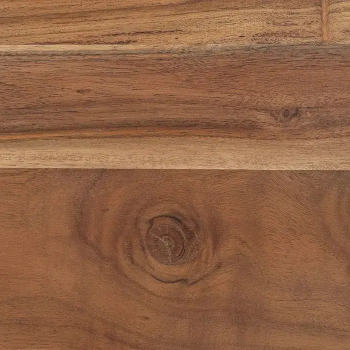 S/3 Mesa Centro Natural Madera Metal, 86 X 81 X 43 Cm