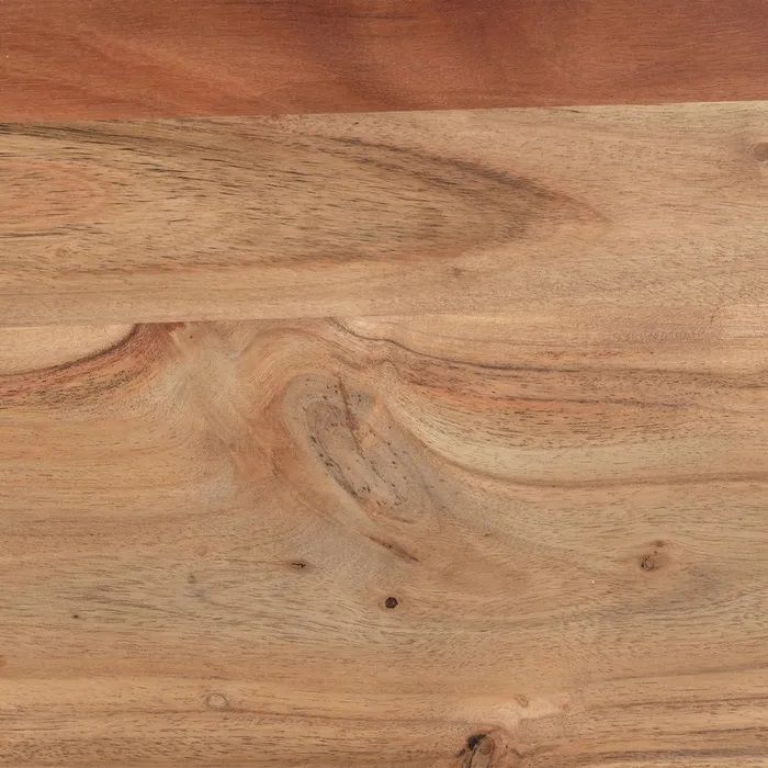 Mesa Centro Bandejas Madera Mango Hierro, 85 Cm