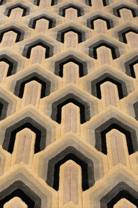 Alfombra Geométrica Tejido Multicolor, 230 Cm