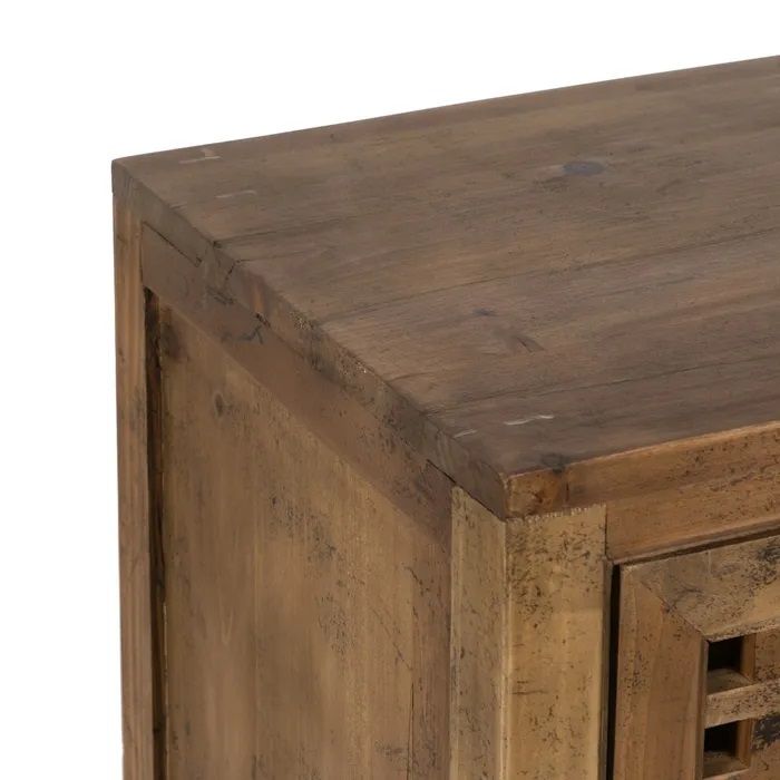Aparador Natural Madera Pino, 153 X 37 X 104 Cm