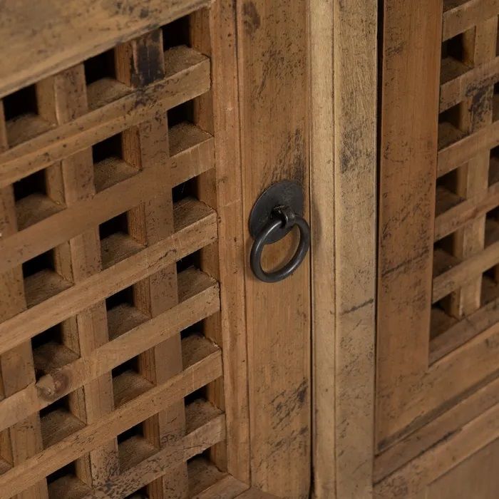 Aparador Natural Madera Pino, 153 X 37 X 104 Cm