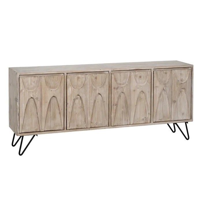 Mueble Aparador Vintage Madera Pino, 200 Cm