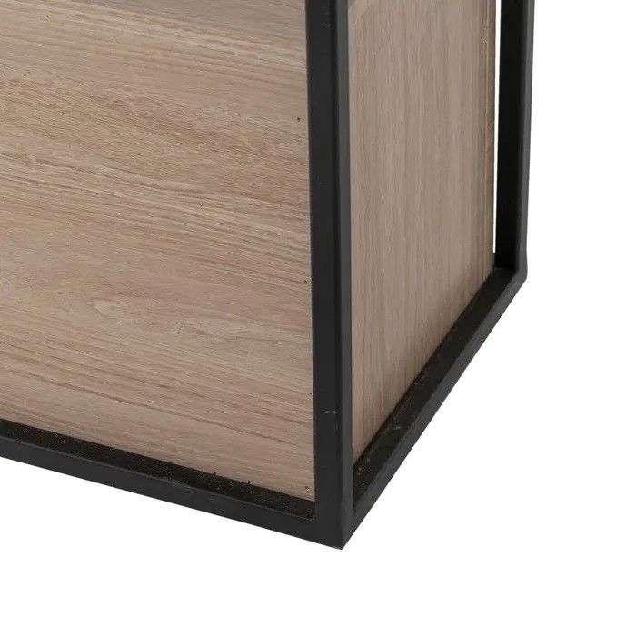 Consola Hierro Negro Natural, 122'50 Cm