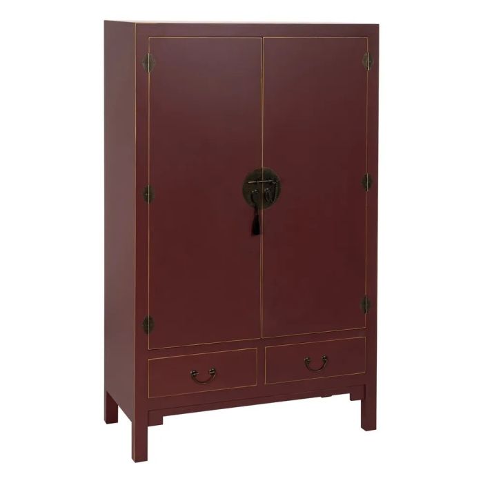 Armario Color Teja Madera Abeto, 100 X 45 X 160 Cm