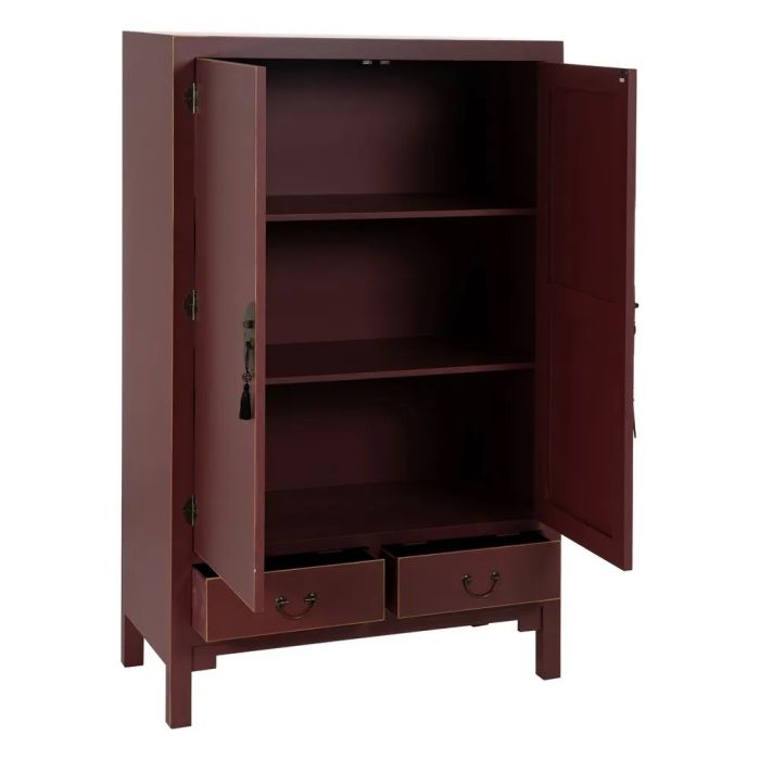 Armario Color Teja Madera Abeto, 100 X 45 X 160 Cm