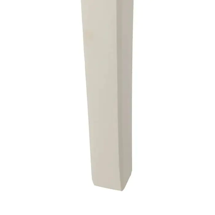 Mesita de Noche Blanca Madera Pino, 43 X 33 X 60 Cm