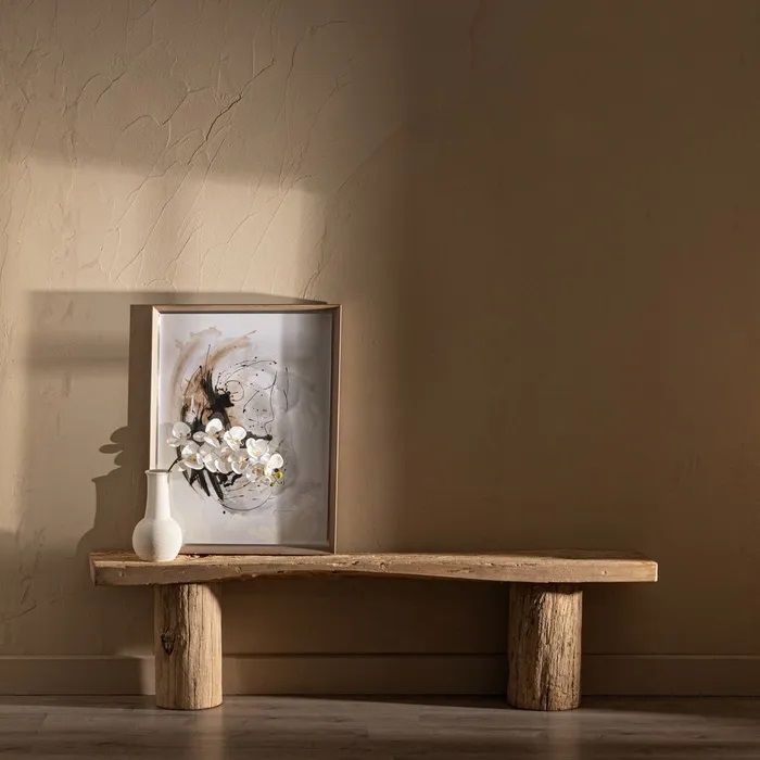 Banco Natural Madera Olmo, 180 X 38 X 50 Cm