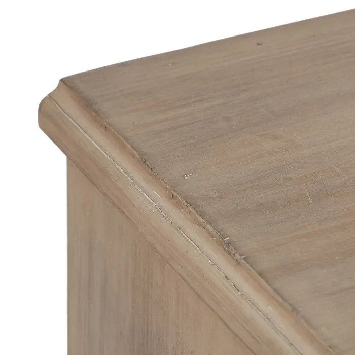 Mesita de Noche Natural Madera Abeto, 48 X 38 X 56 Cm