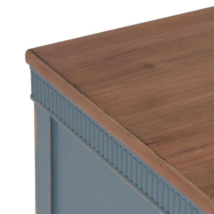 MESITA AZUL MADERA 50 X 38 X 72 CM