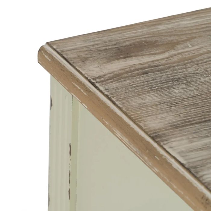 Cómoda Beige Madera Abeto 90 X 42 X 85 Cm