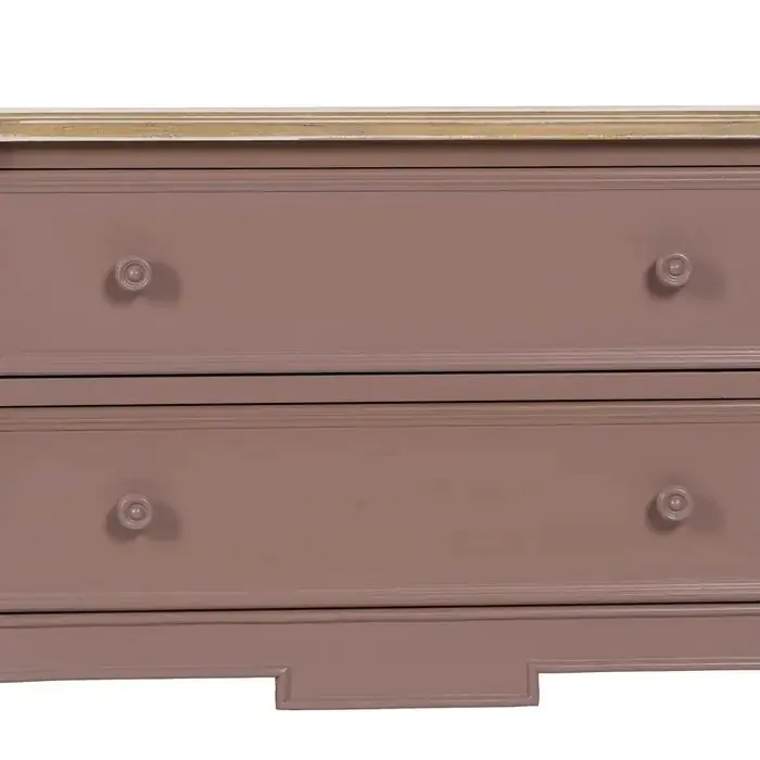 Cómoda Madera Abeto Morado, 80 Cm