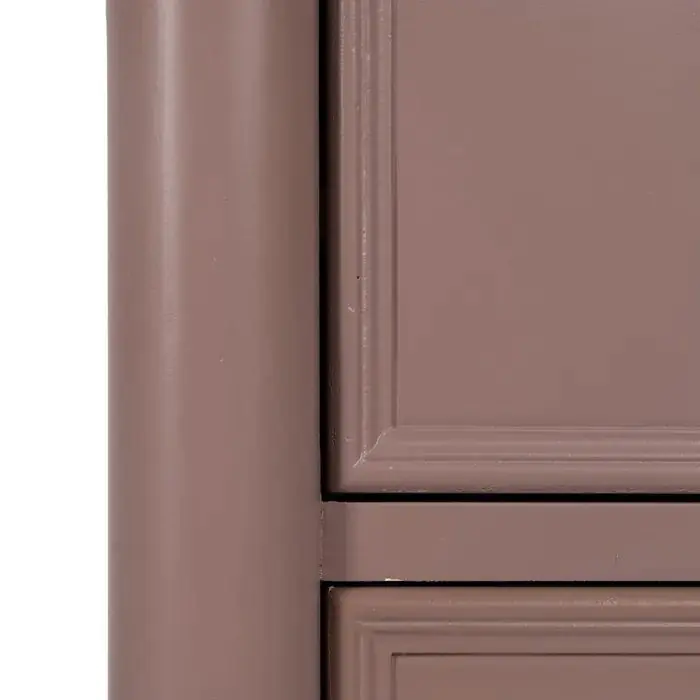 Cómoda Madera Abeto Morado, 80 Cm