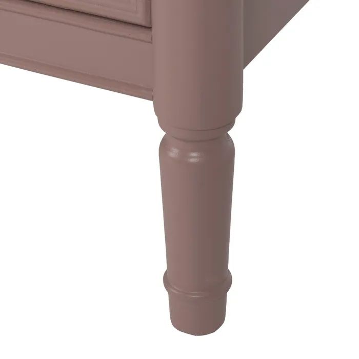 Cómoda Madera Abeto Morado, 80 Cm