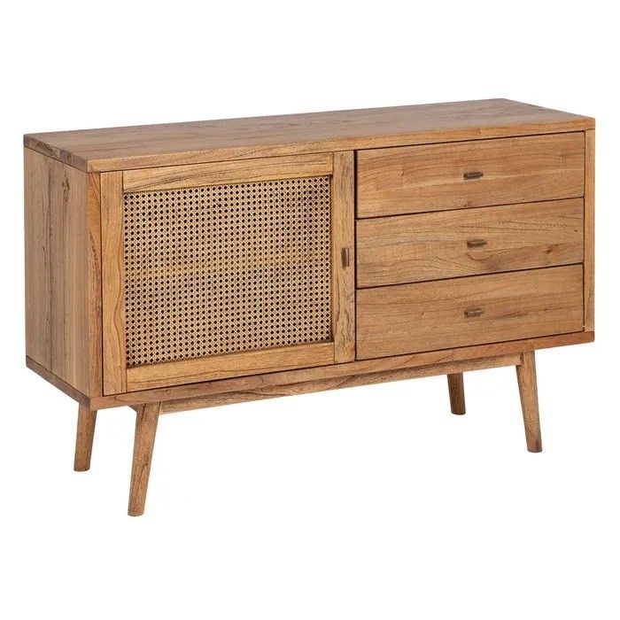Buffet 1 Puerta 3 Cajones Madera 