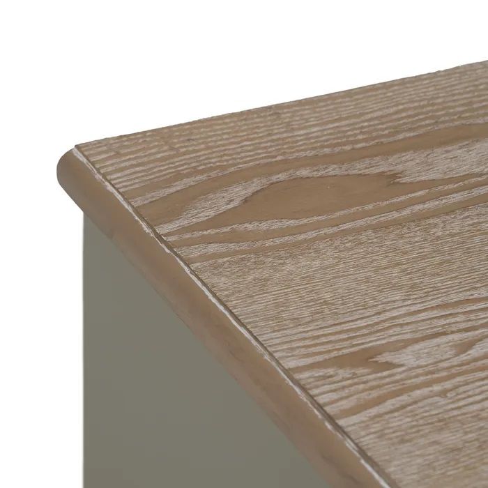 Mesita Noche Madera Abeto Taupe, 50 X 35 X 60 Cm