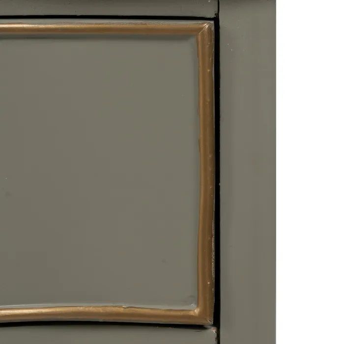 Mesita Noche Madera Abeto Taupe, 50 X 35 X 60 Cm