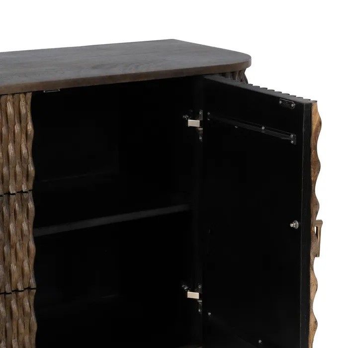 Aparador Madera Mango Marrón, 152 x 41 x 83 Cm