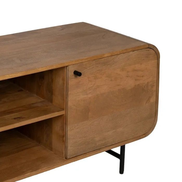 Mueble TV Madera Mango Natural, 160 Cm