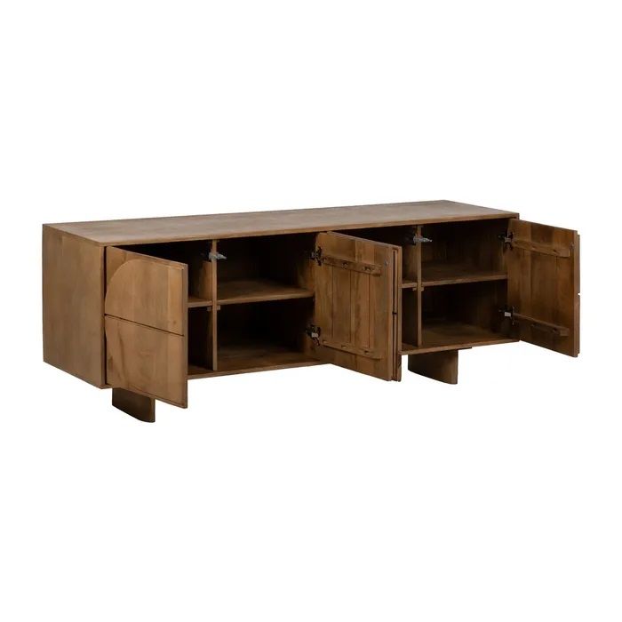 Mueble TV Relieve Madera Mango, 171 X 45 X 62,50 Cm
