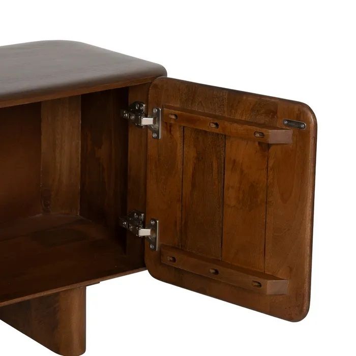 Mueble TV Marrón Madera Mango, 175 X 45 X 55 Cm