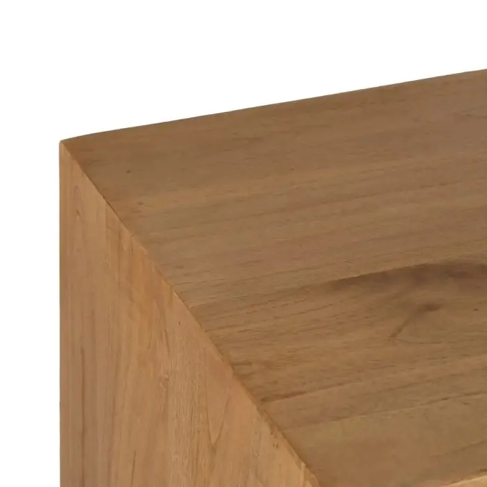 Cómoda Madera Natural 8 Cajones, 140 Cm