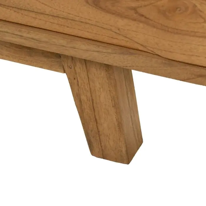 Cómoda Madera Natural 8 Cajones, 140 Cm