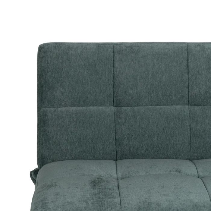 Sofá Cama Chenilla Verde Madera Eucalipto, 178 X 94 X 86 Cm