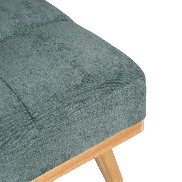 Sofá Cama Chenilla Verde Madera Eucalipto, 178 X 94 X 86 Cm