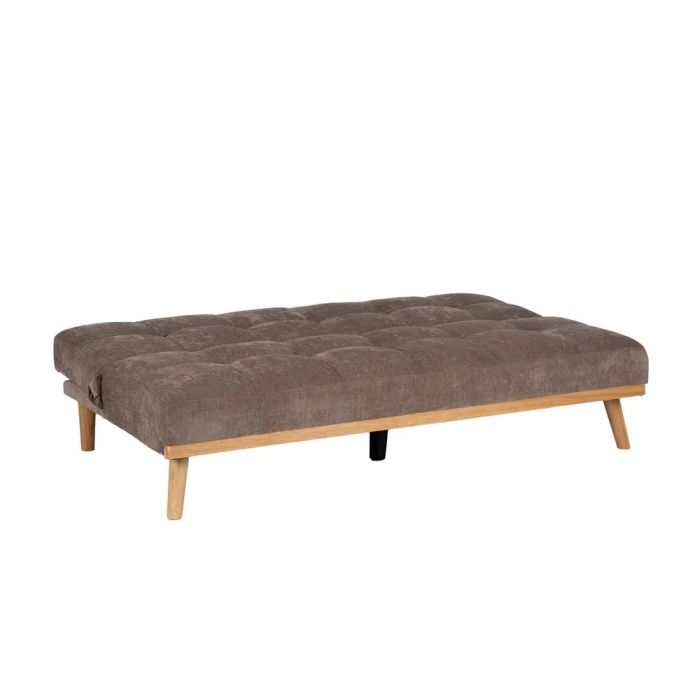 Sofá Cama Chenilla Taupe Madera Eucalipto, 178 X 94 X 86 Cm