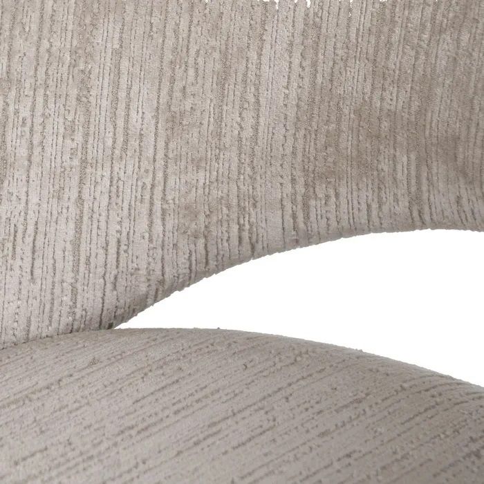 Silla Comedor Tapizado Gris Claro Metal, 58 X 60 X 80'50 Cm
