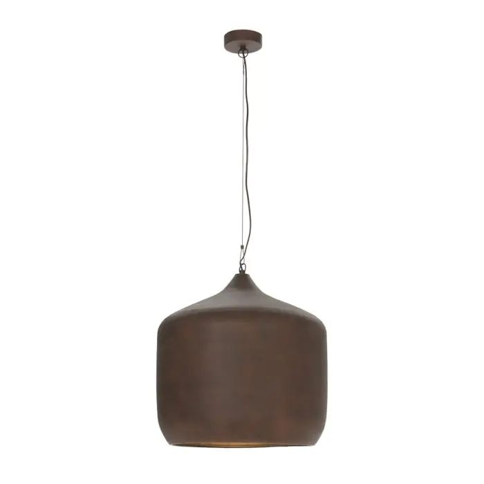 Lámpara de Techo Metal en Óxido Envejecido, 47 Cm.