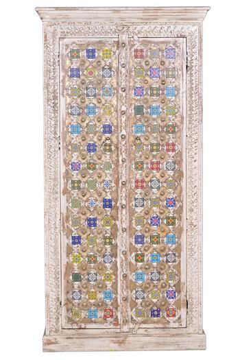 Armario Mango Azulejos Bronce 2 Puertas, 180 Cm