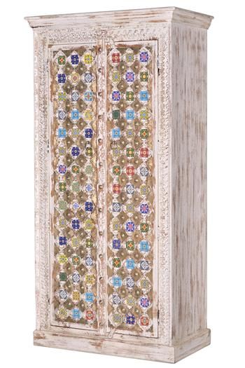 Armario Mango Azulejos Bronce 2 Puertas, 180 Cm