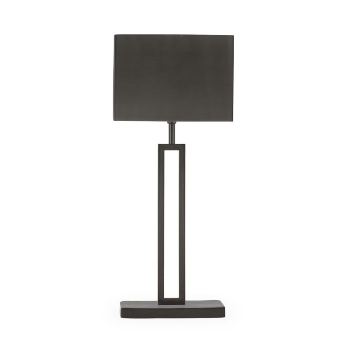 LAMPARA SOBREMESA 24x15x55 METAL NEGRO