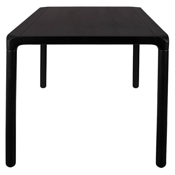 Mesa Comedor Negro Madera Fresno, 220 Cm