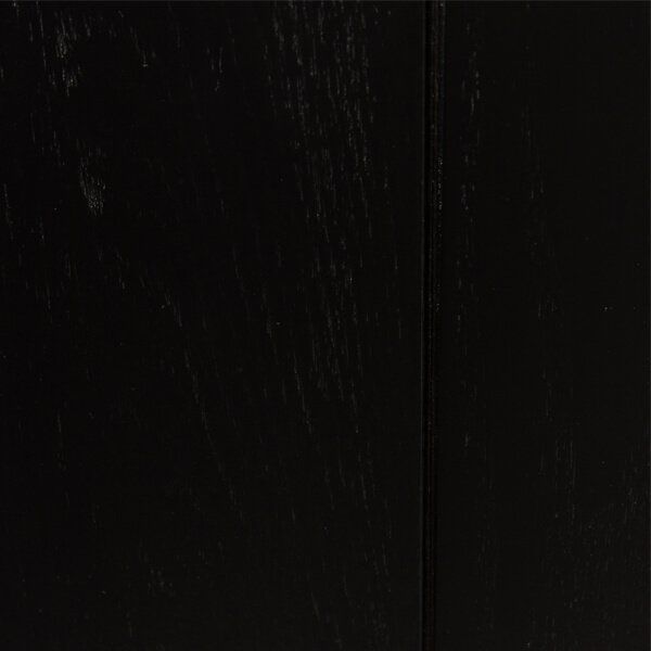 Mesa Comedor Negro Madera Fresno, 220 Cm