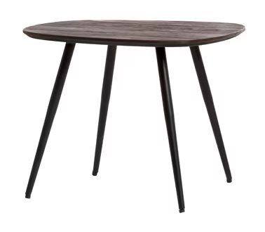 J/3 Mesas Centro Madera Mango Madera Teca Metal, Ø 62 Cm