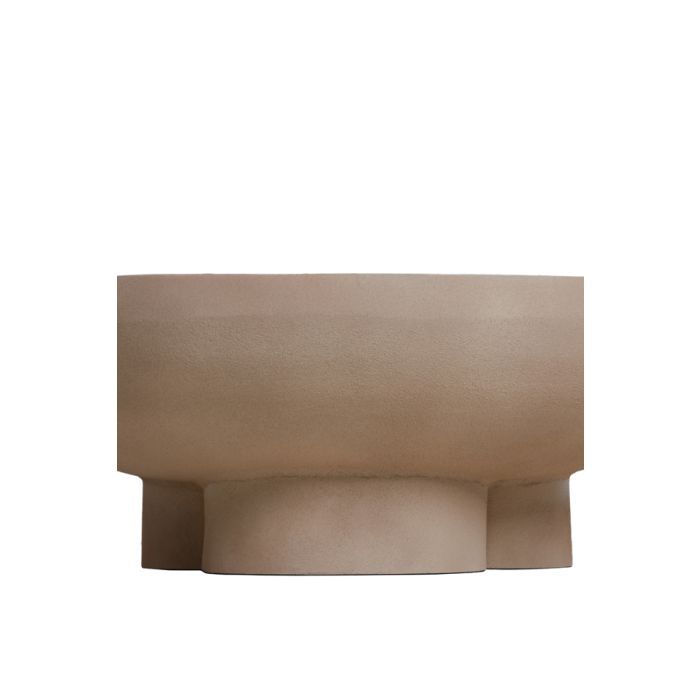 Mesa Centro Metal Color Arena Mate, Ø90 Cm