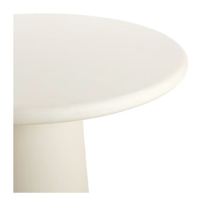 Mesa Comedor Redonda Acabado Blanco Roto, Ø140 Cm