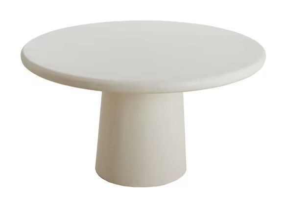 Mesa Comedor Redonda Acabado Blanco Roto, Ø140 Cm