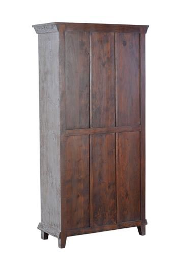 Armario Multicolor Puertas Talladas Madera Mango, 90 Cm