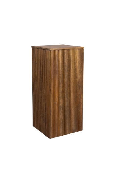 J/2 Macetero Madera Mango Marrón, 35 Cm