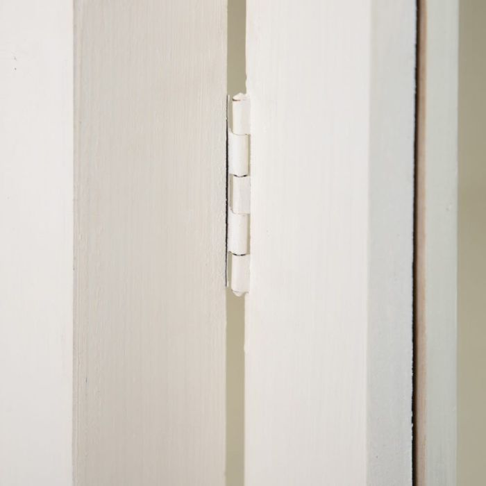 Vitrina Blanco Madera Cristal 110 Cm