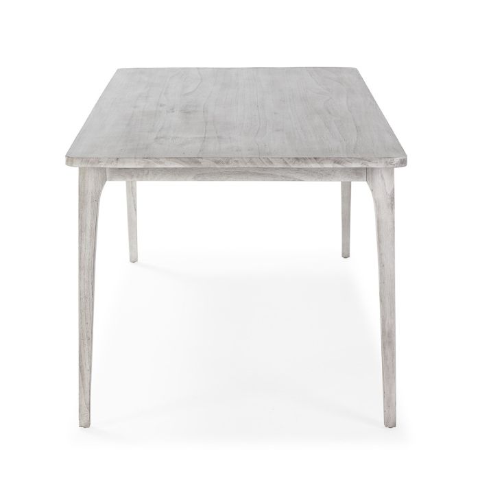 Mesa Comedor 180x90x76 Madera de Cedro Gris Velado